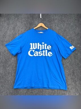 White Castle Crew Neck T Shirt Blue Men’s 3XL